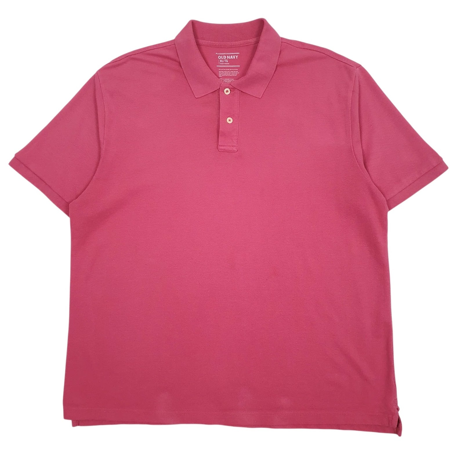 Mens Pink Old Navy  Short Sleeve Polo Shirt