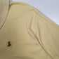 Mens Yellow L.L.Bean Vintage 1980s Cardigan Polo Shirt