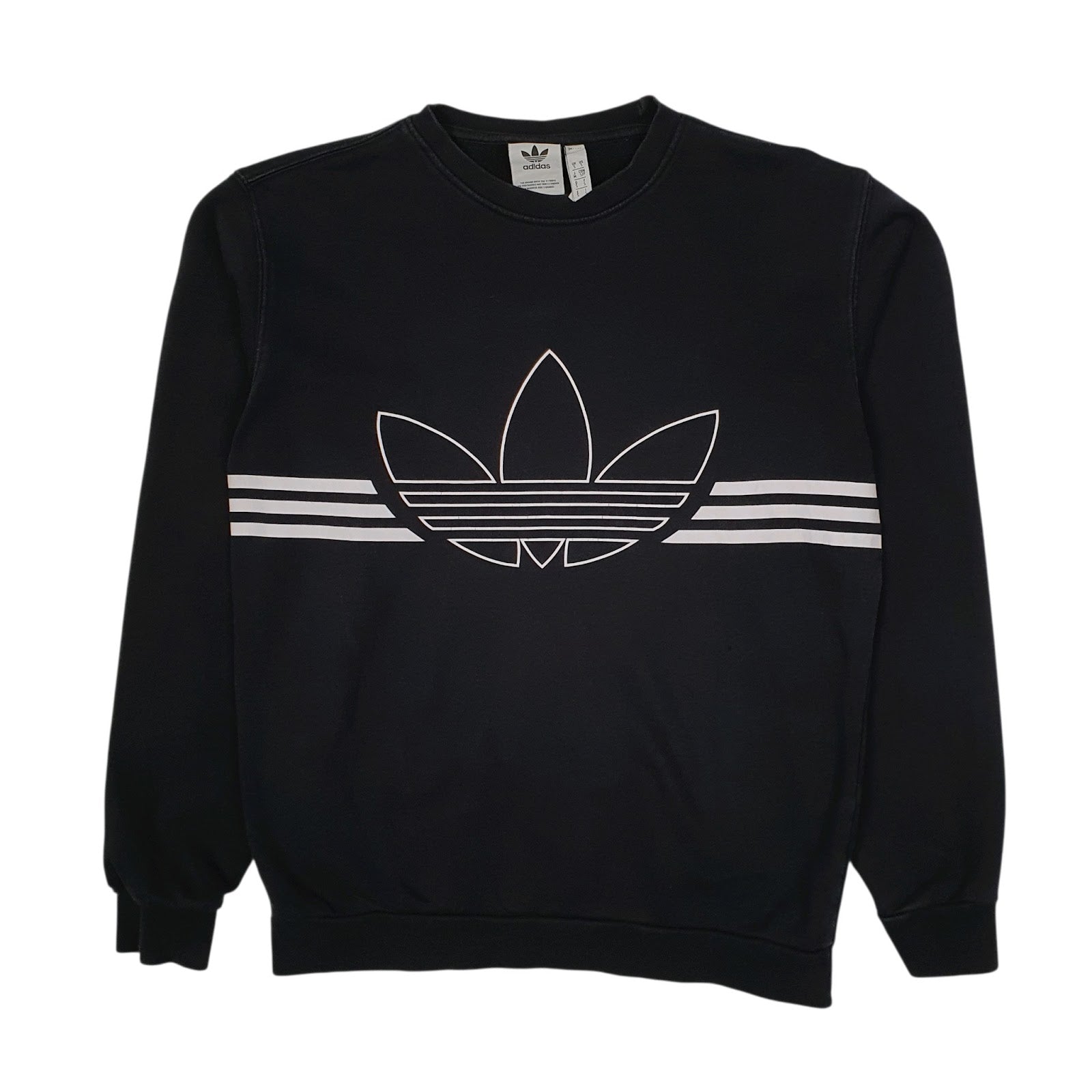 Mens Black Adidas  Crewneck Jumper