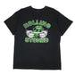Mens Black Rolling Stoned  Short Sleeve T Shirt