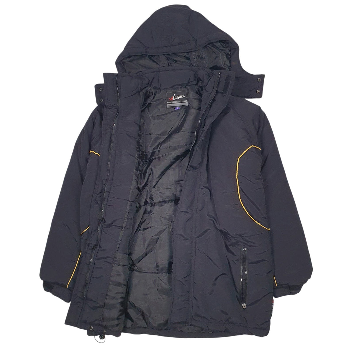 Mens Black Legea   Coat