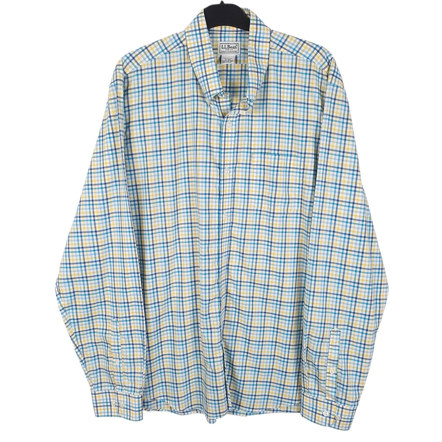 Mens Blue L.L.Bean  Long Sleeve Shirt