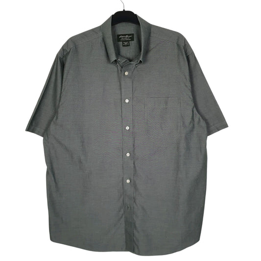 Mens Green Eddie Bauer  Short Sleeve Shirt