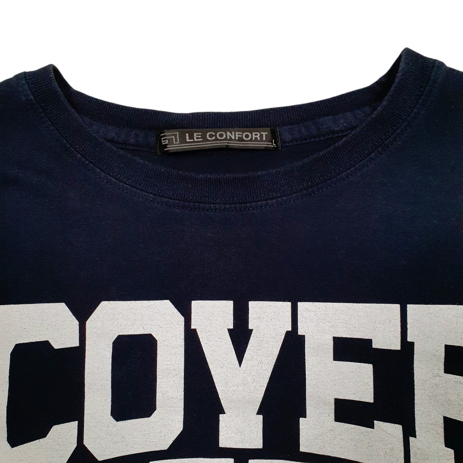 Mens Navy Le Confort Cover Me  T Shirt