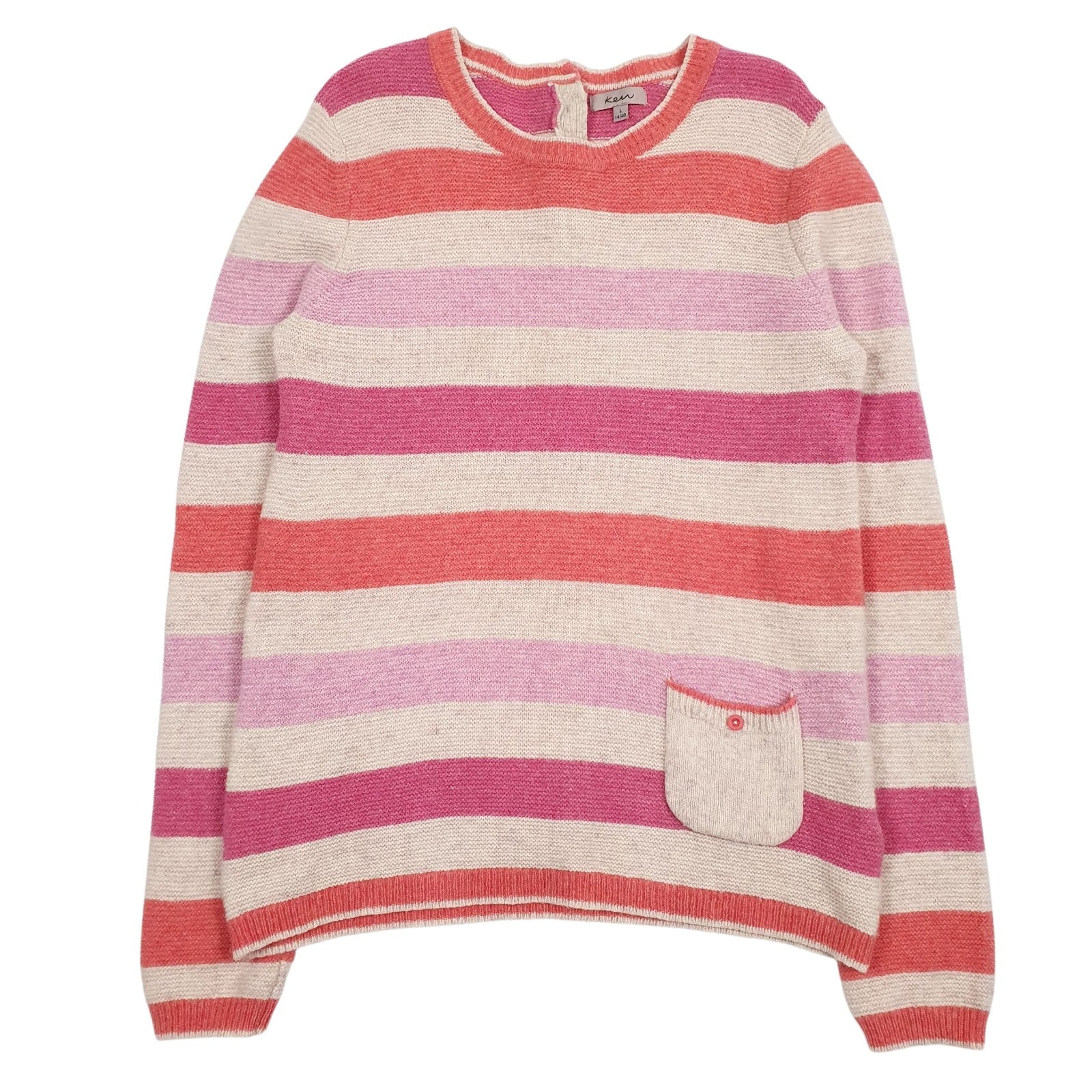 Womens Beige Kew  Crewneck Jumper