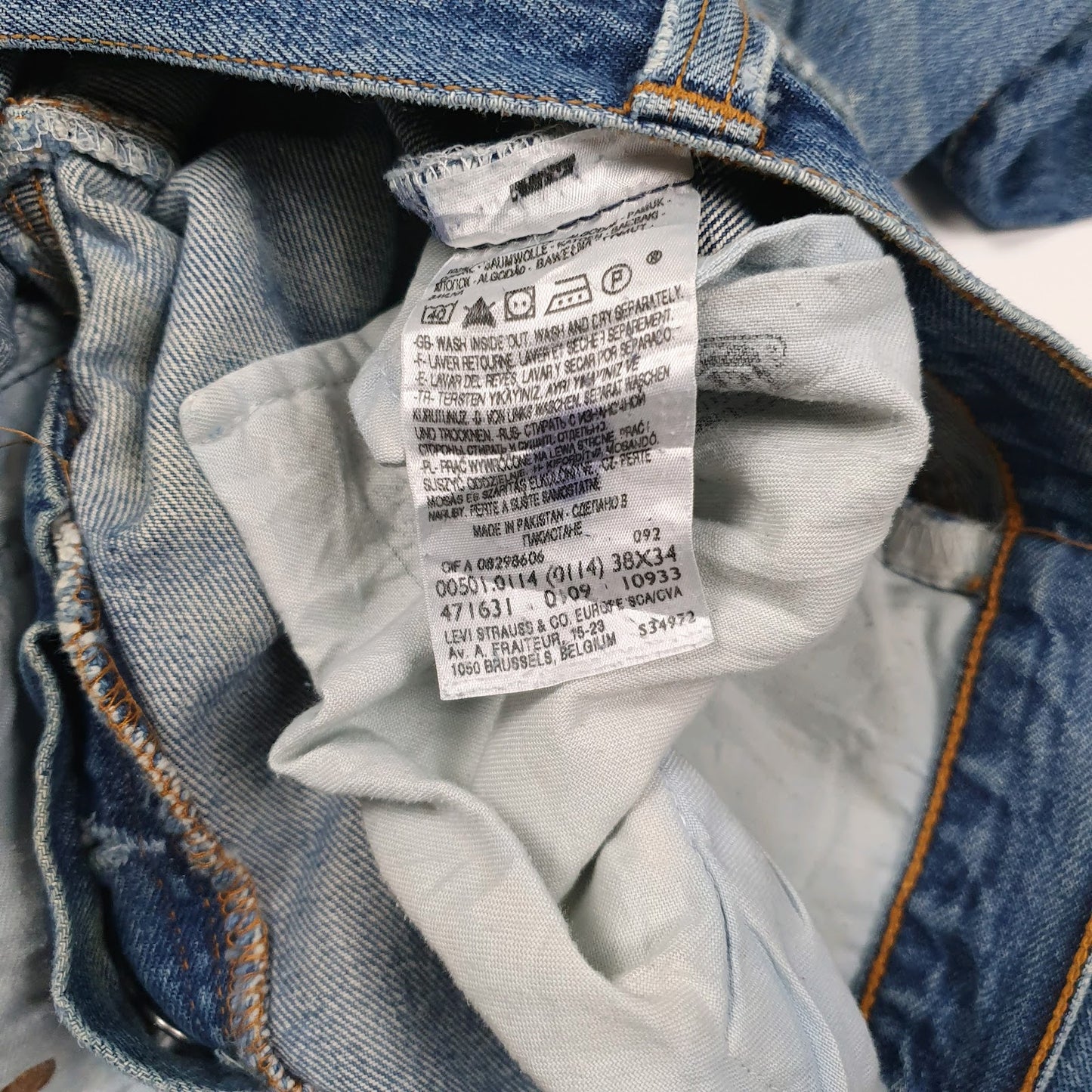 Mens Blue Levis   Jeans