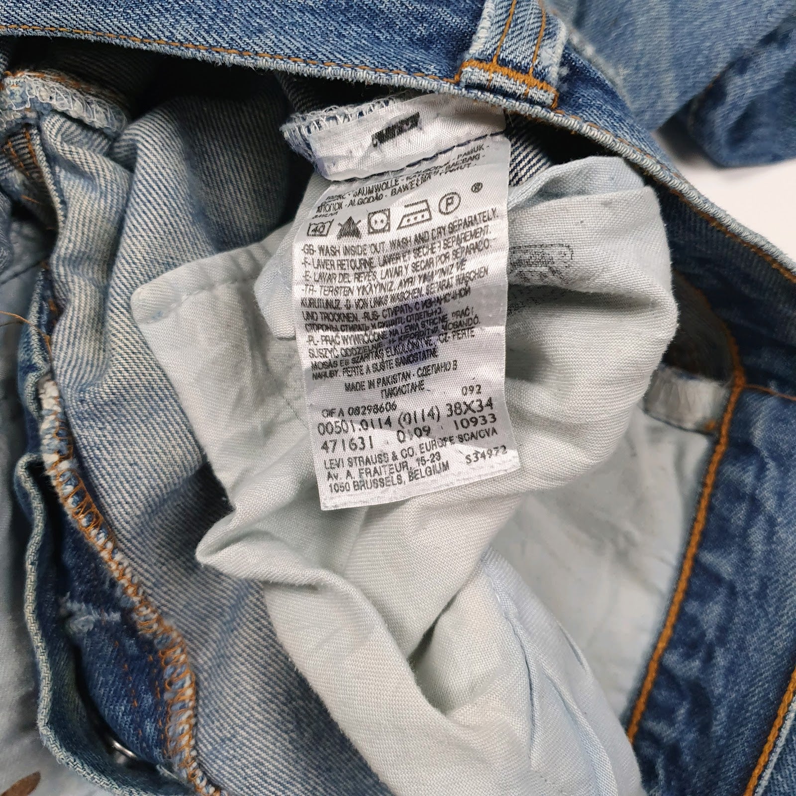 Mens Blue Levis   Jeans