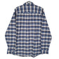 Mens Blue L.L.Bean Flannel  Shirt