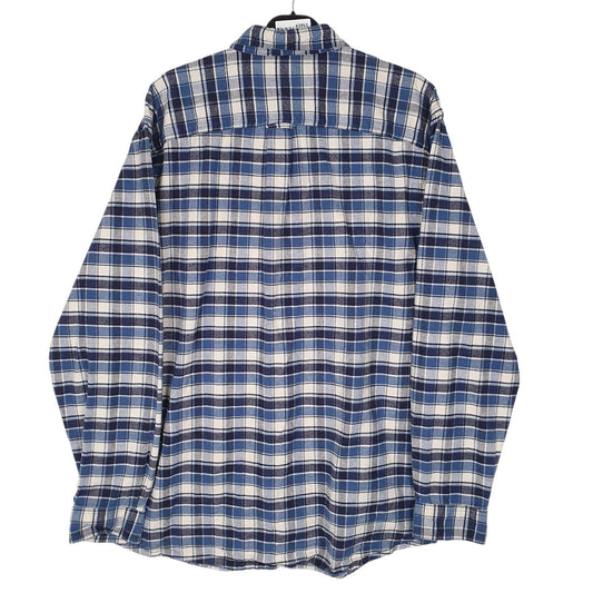 Mens Blue L.L.Bean Flannel  Shirt