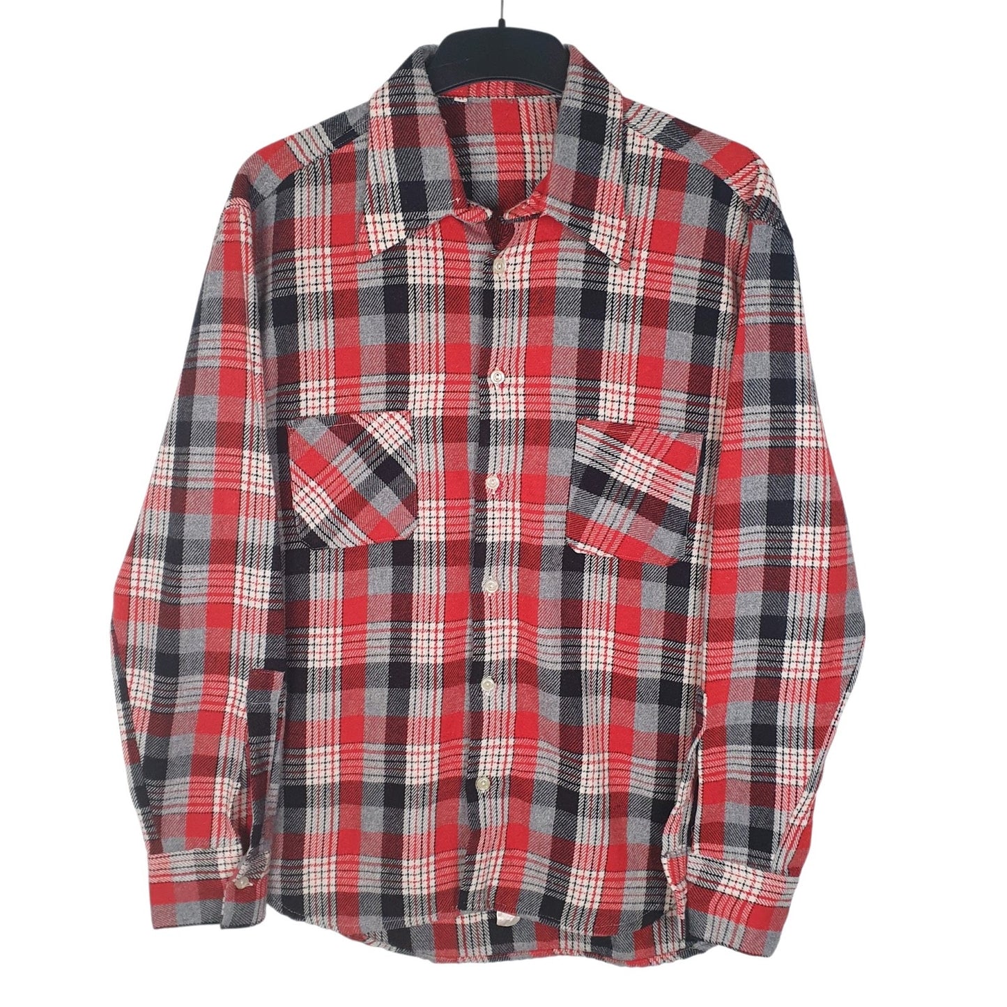 Mens Grey Caret  Long Sleeve Shirt