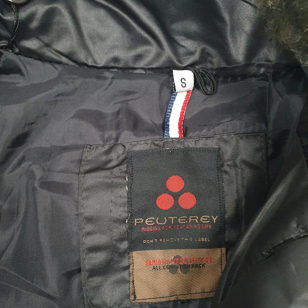 Womens Black Peuterey   Coat
