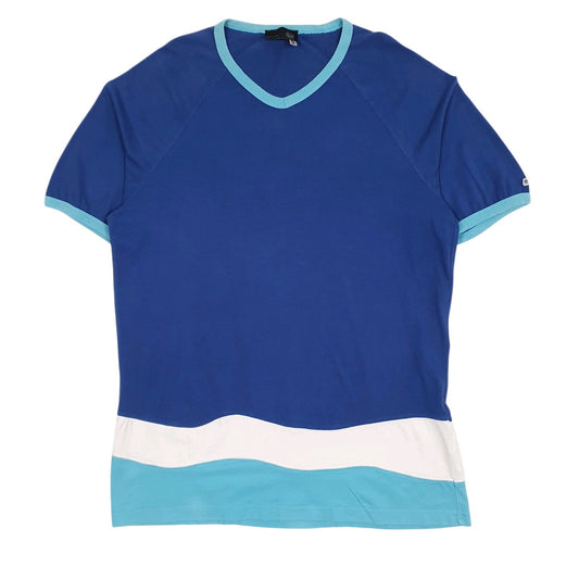 Mens Blue Gas  Short Sleeve T Shirt