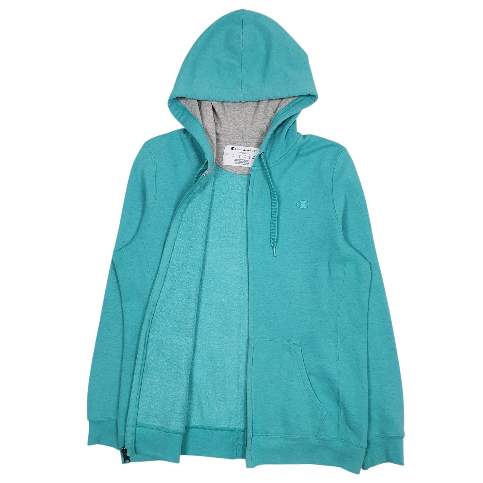 Womens Blue Champion  Full Zip Jumper