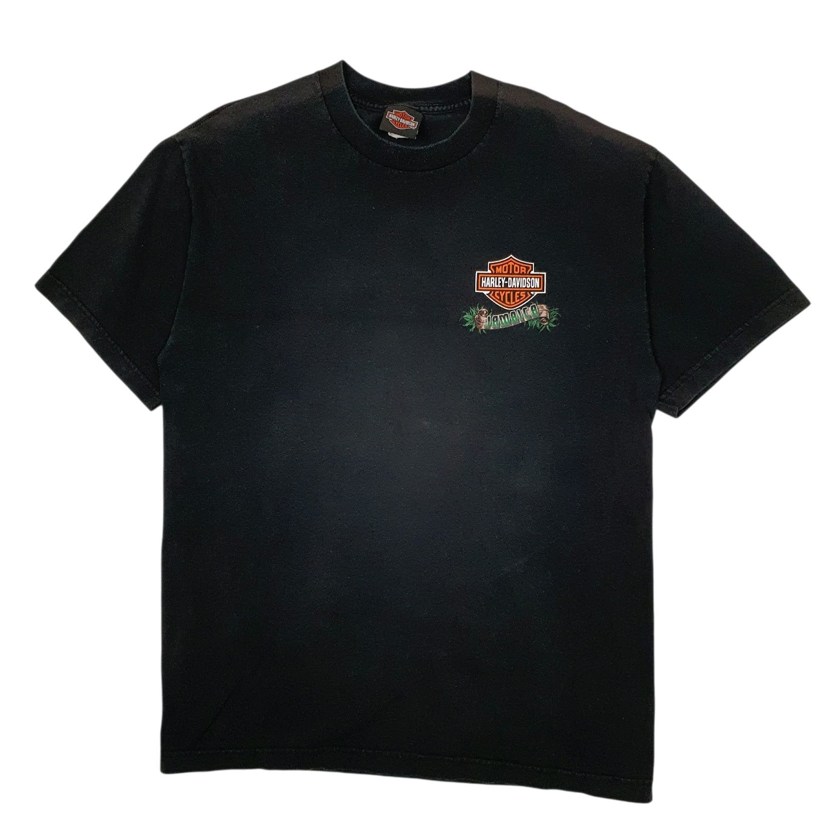 Mens Black Harley Davidson Jamaica Short Sleeve T Shirt
