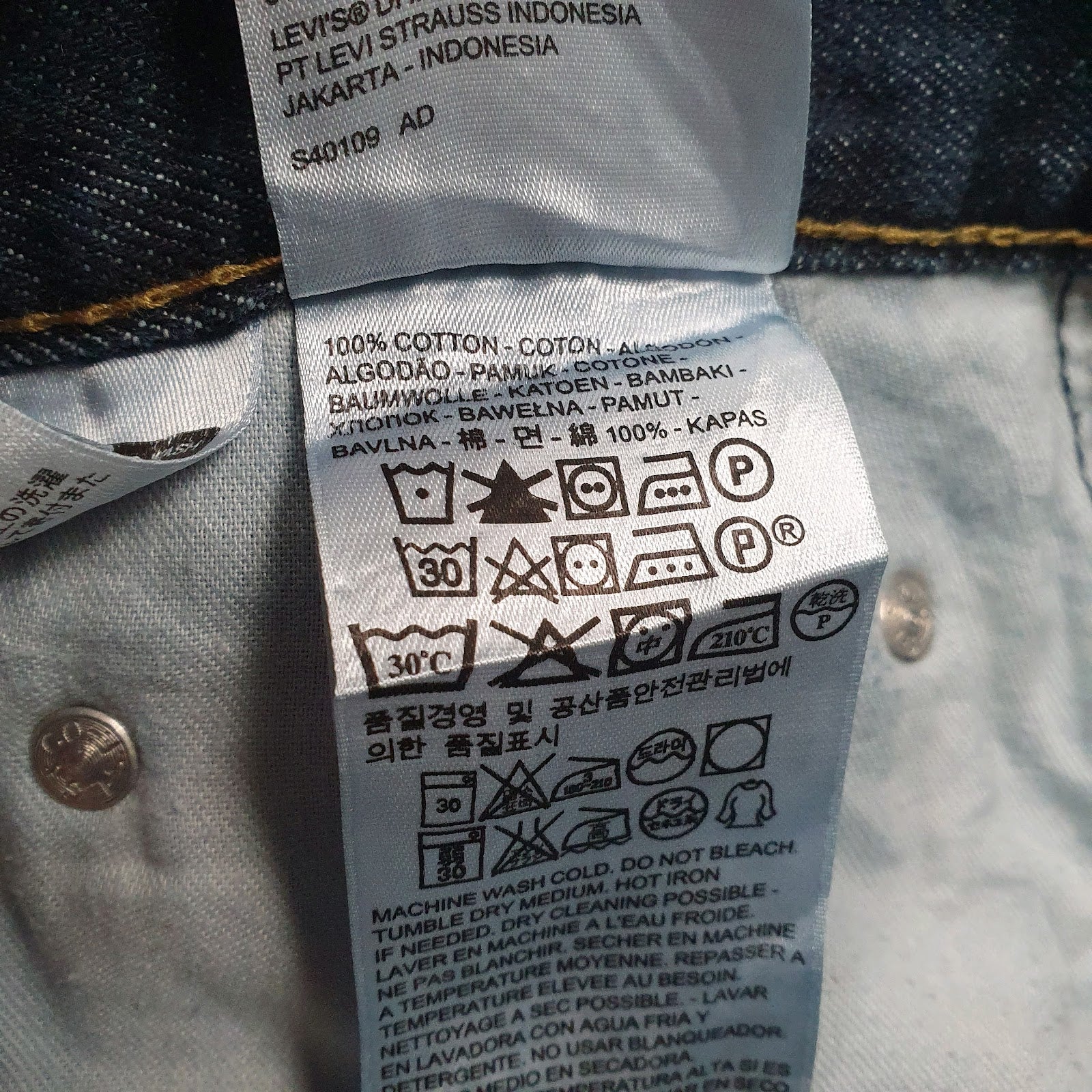 Mens Blue Levis   Jeans