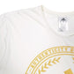 Mens White Adidas Spellout  T Shirt