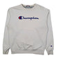 Mens White Champion  Crewneck Jumper