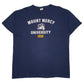 Mens Navy Fruit Of The Loom Mount Mercy University Short Sleeve T Shirt