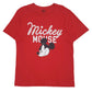 Mens Red Uniqlo Disney Mickey Mouse Short Sleeve T Shirt