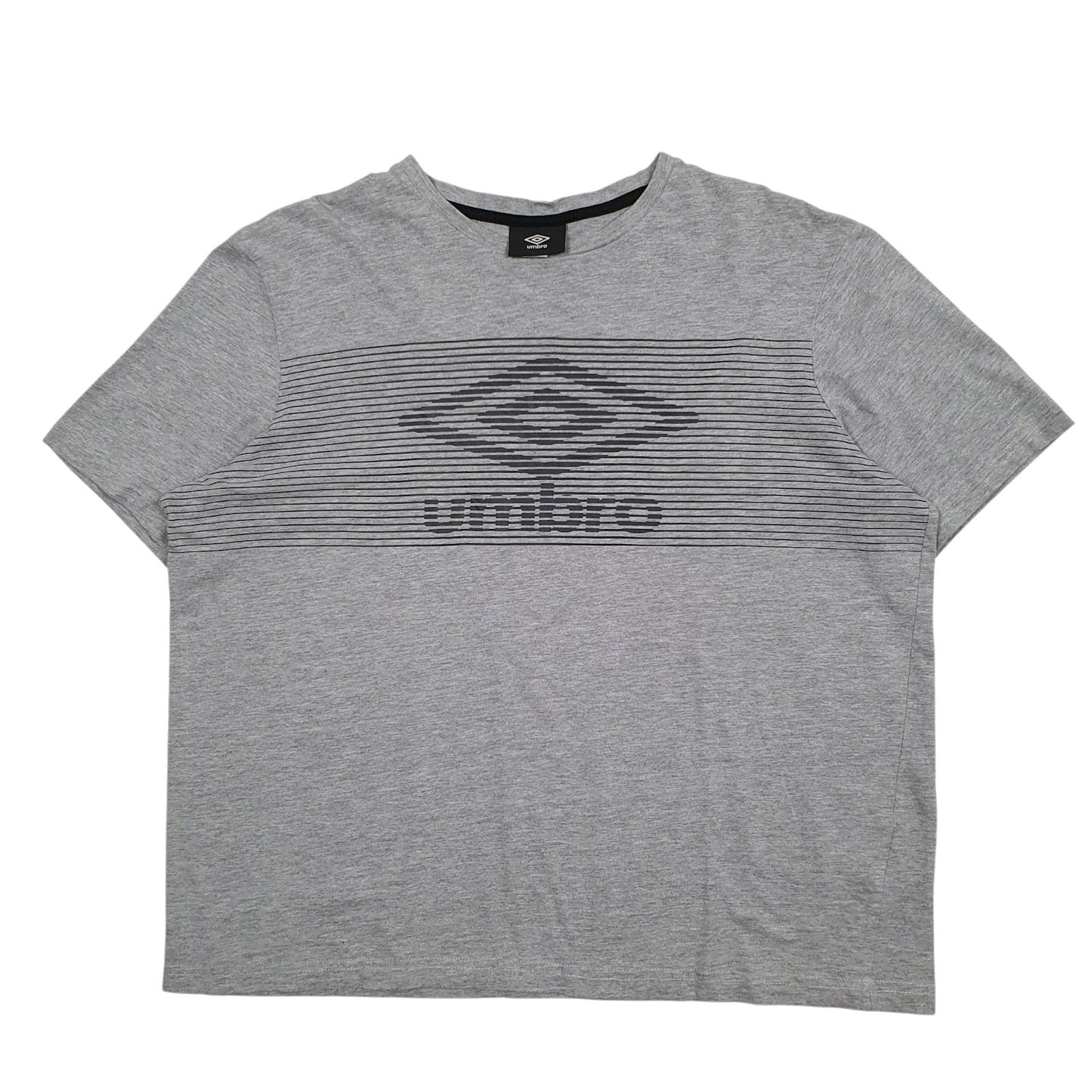 Mens Grey Umbro  Short Sleeve T Shirt