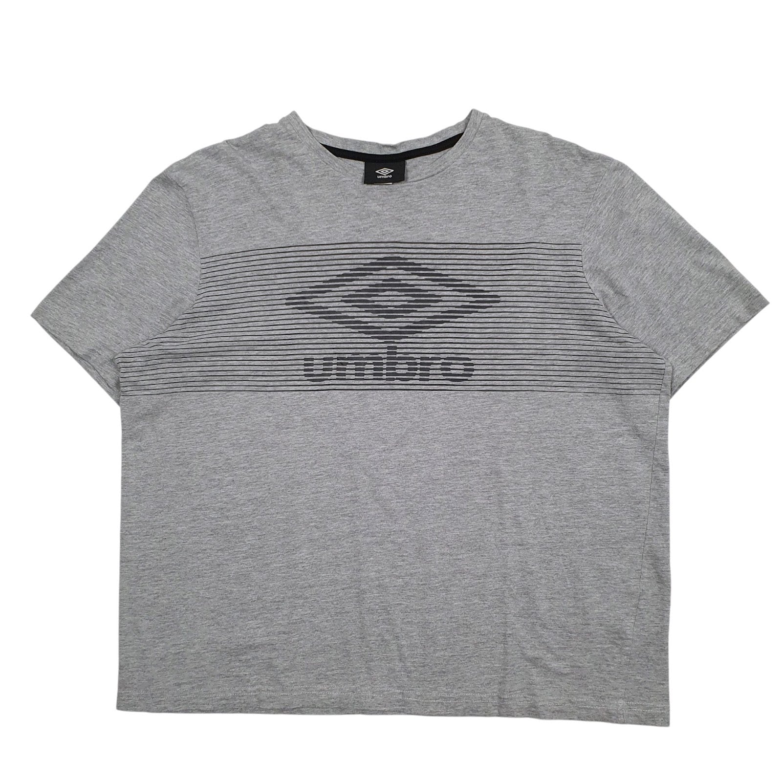Mens Grey Umbro  Short Sleeve T Shirt