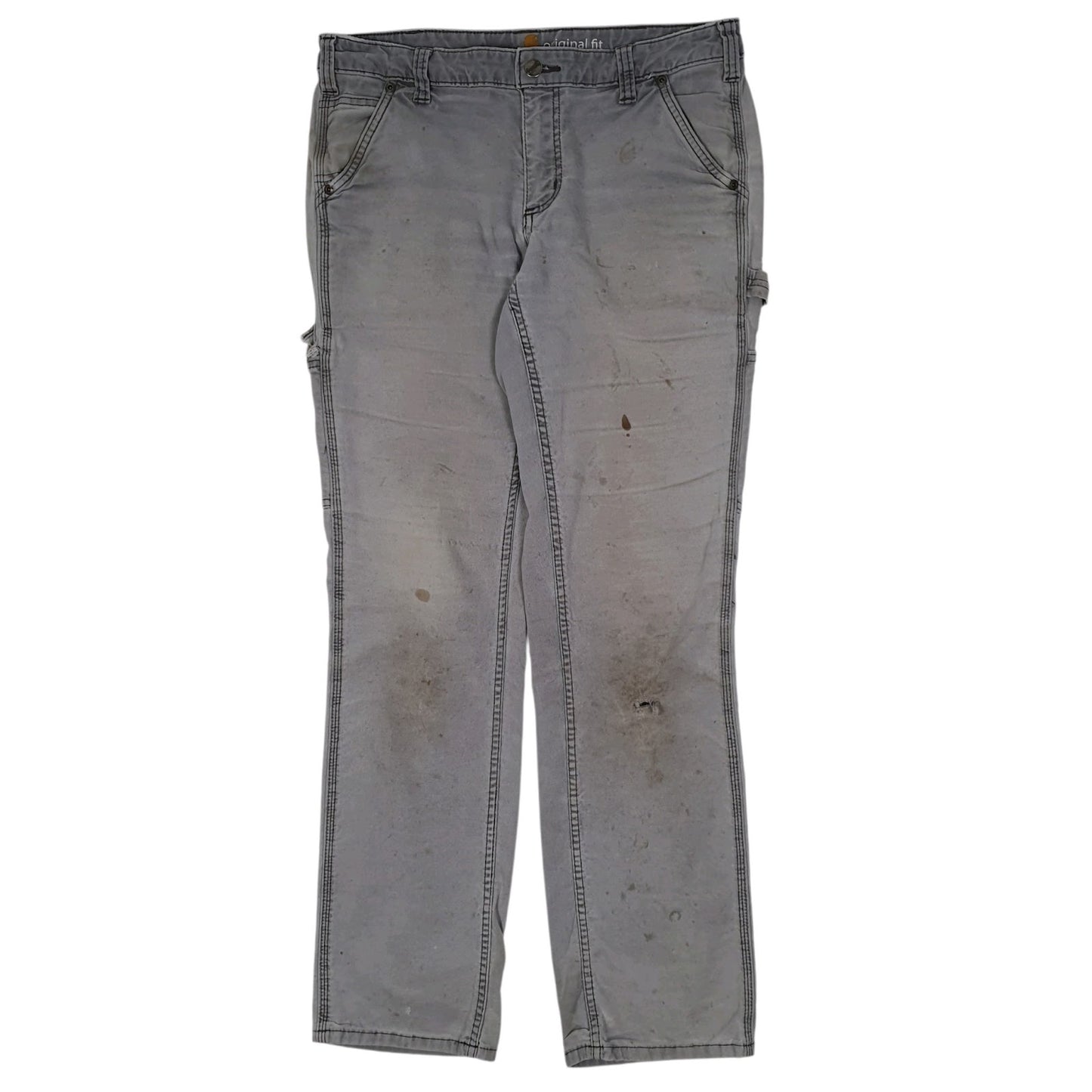 Womens Grey Carhartt  Carpenter Trousers