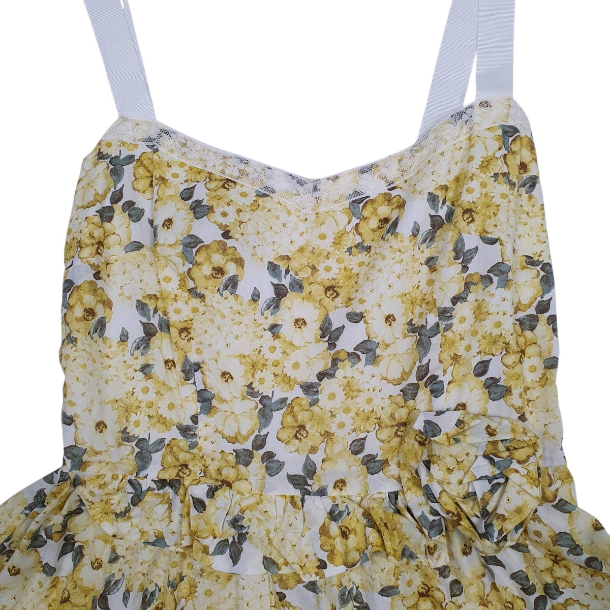 Womens Yellow Camomilla Skater  Dress