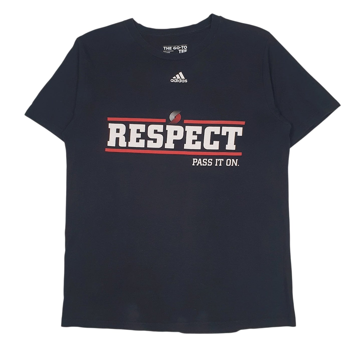 Mens Black Adidas  Short Sleeve T Shirt