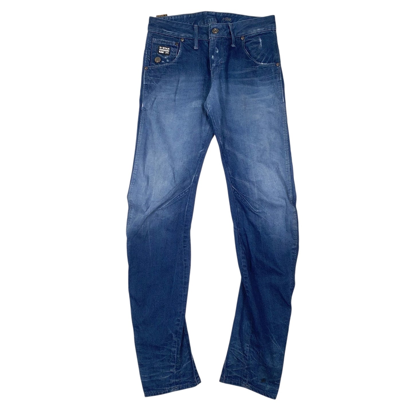 Womens Blue G-Star Distressed Casual JeansW27 L32
