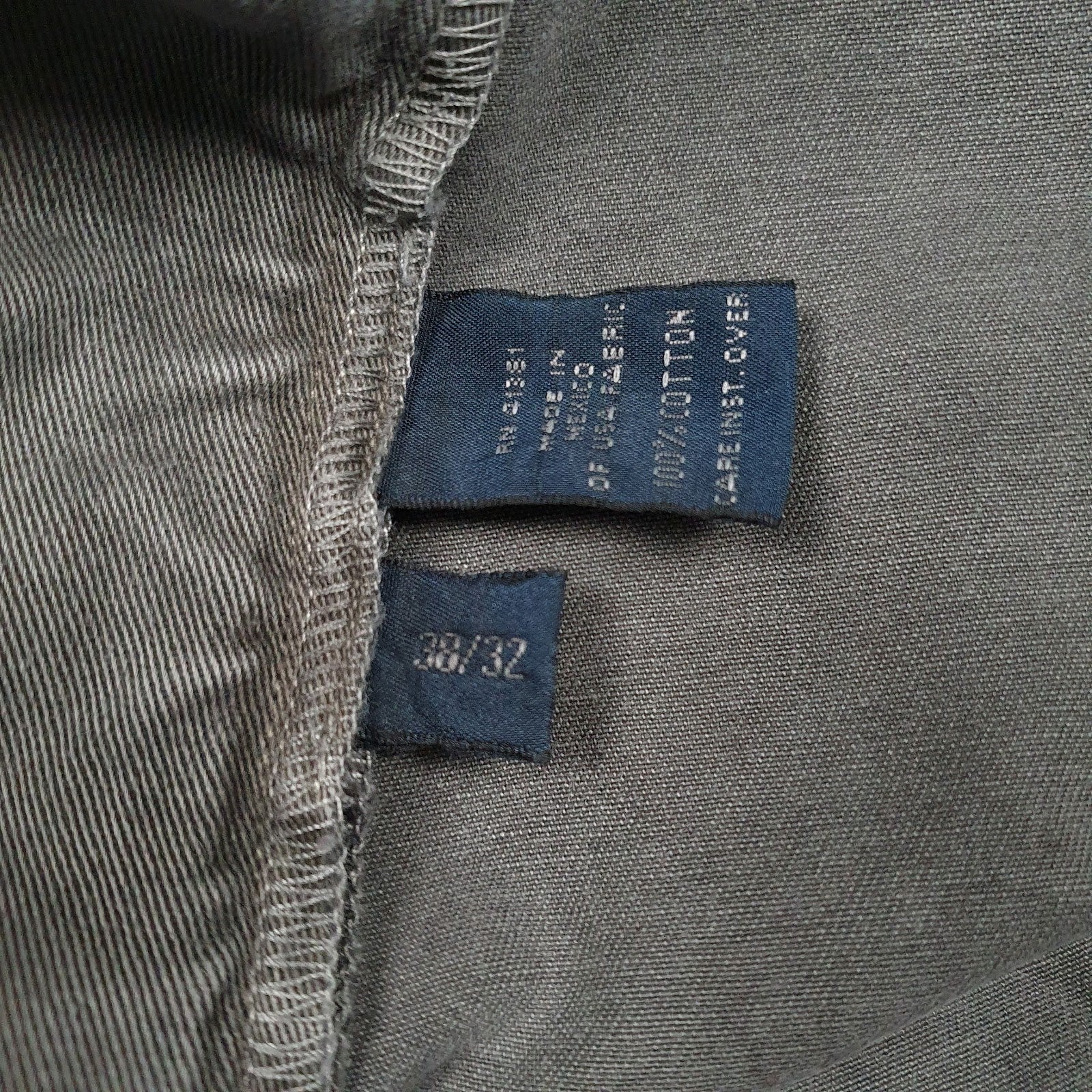 Mens Grey Polo Ralph Lauren Vintage Hammond Pant Double Pleated  Trousers