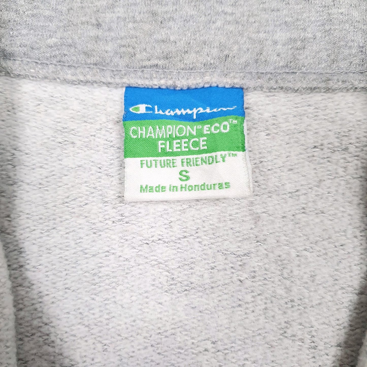 Mens Grey Champion Rhodes Island Quarter Zip Jumper