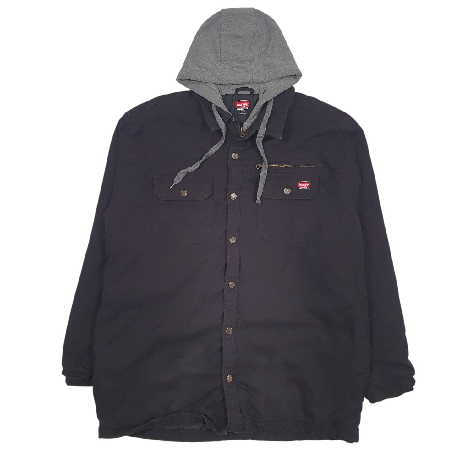 Mens Black Wrangler Padded  Coat
