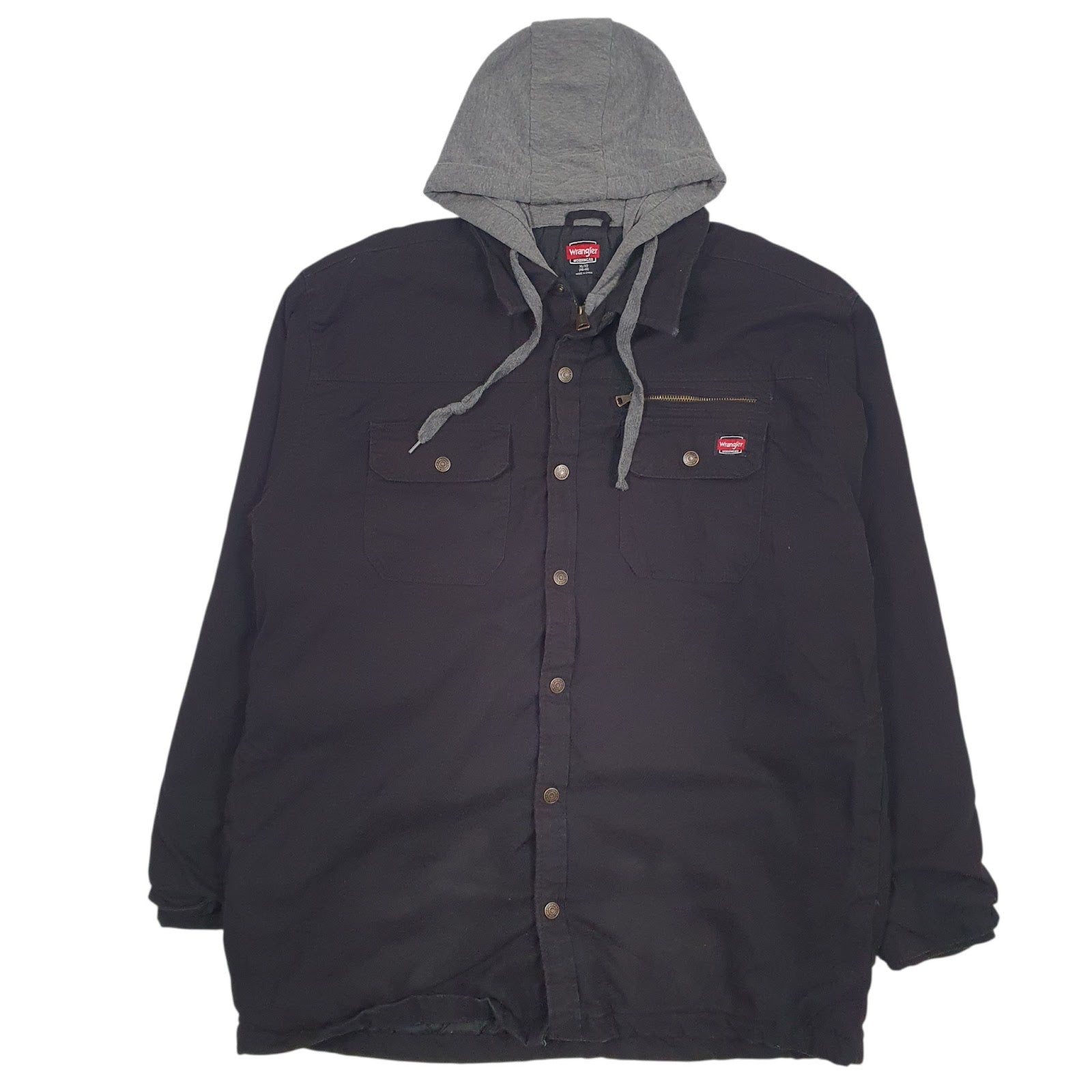Mens Black Wrangler Padded  Coat
