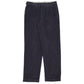 Mens Black L.L. Bean Pleated Classic Corduroy Trousers