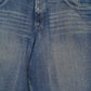 Mens Blue Indigo   Shorts