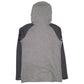 Mens Grey Champion Hooded Quarter Zip Jumper