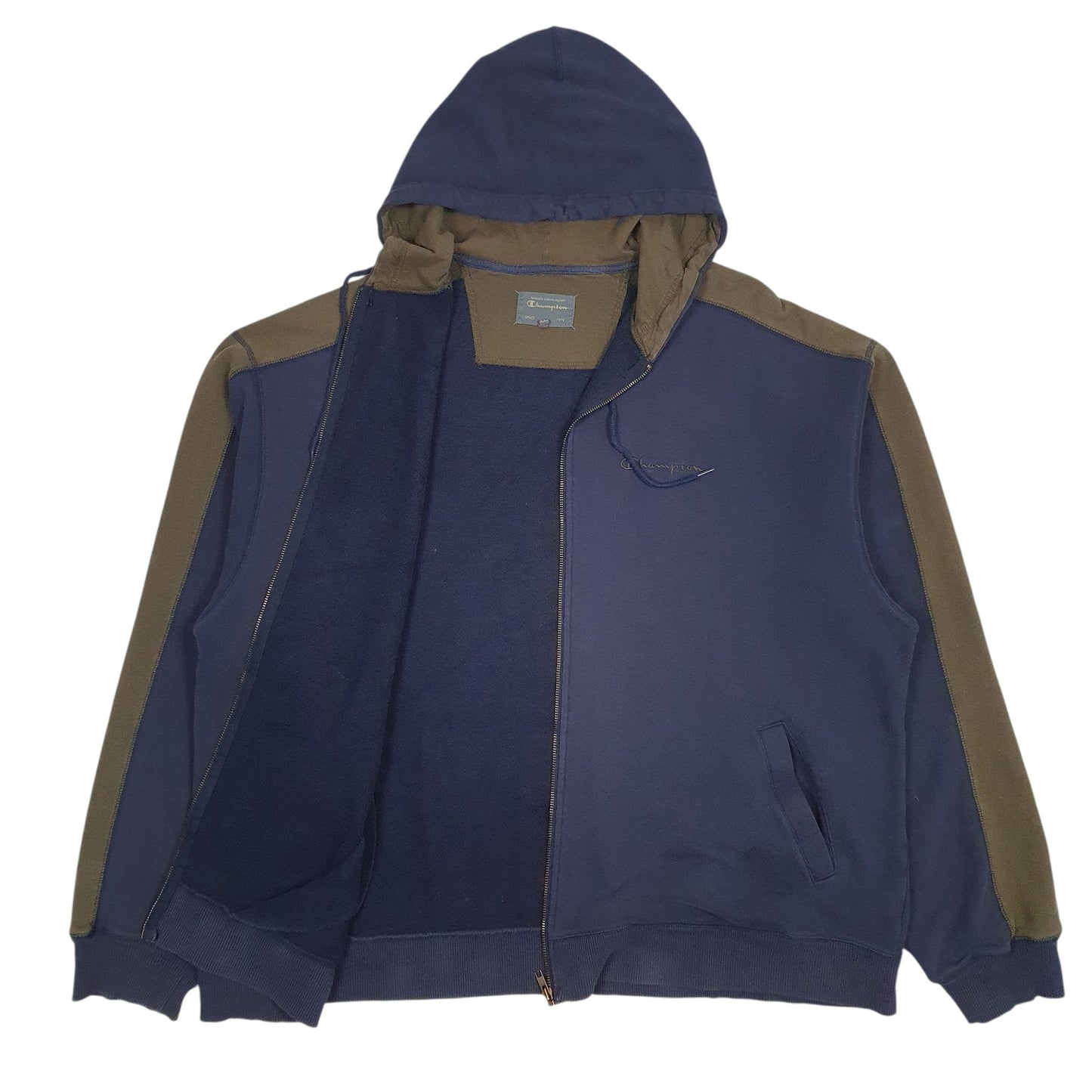 Mens Navy Champion  Full Zip Jumper