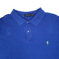 Mens Blue Polo Ralph Lauren  Hoodie Polo Shirt