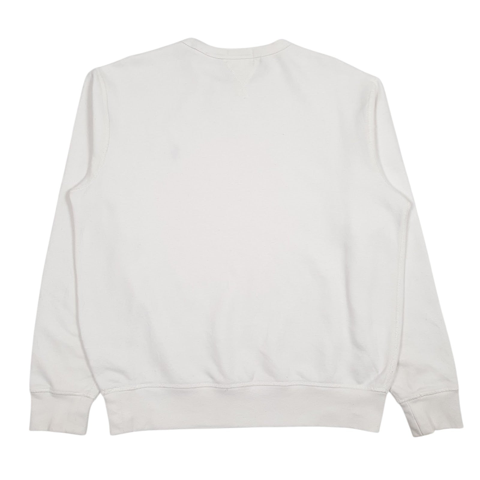 Mens White Polo Ralph Lauren  Crewneck Jumper