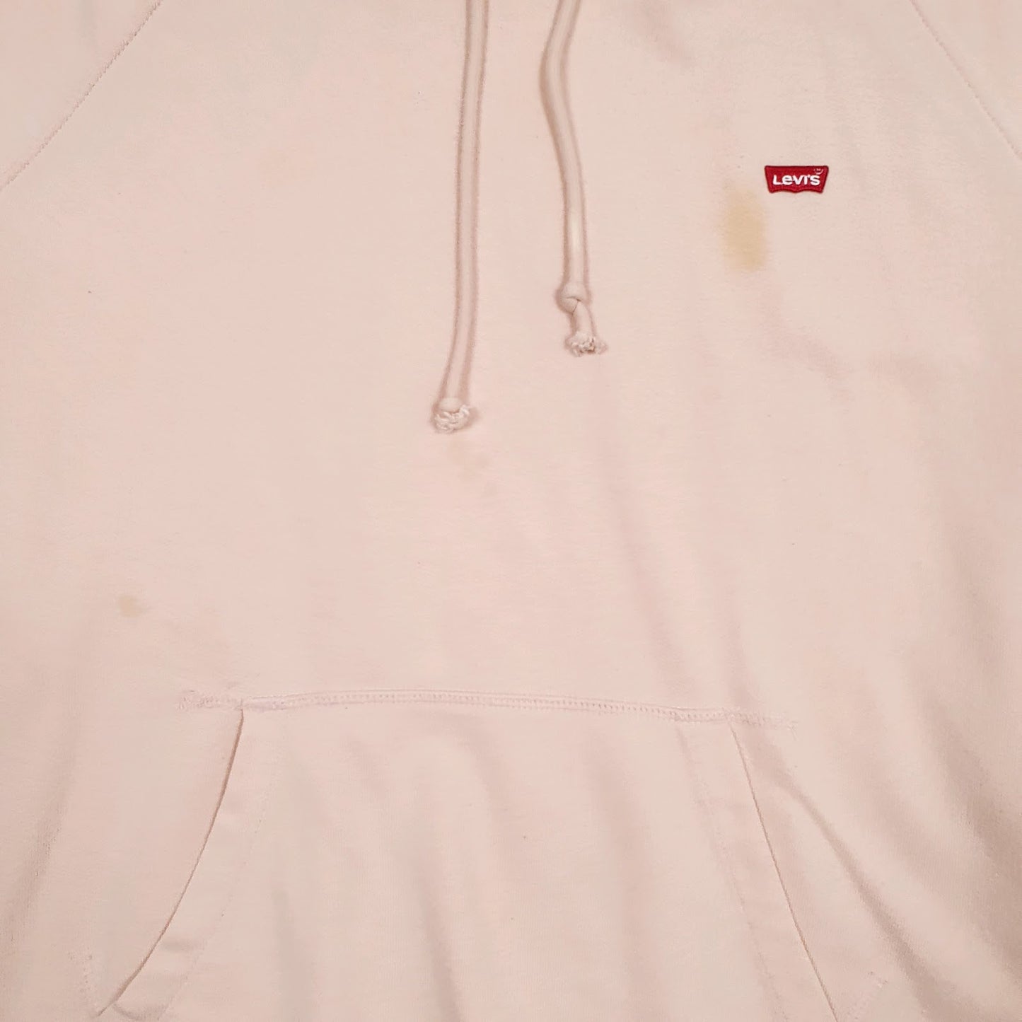 Mens Pink Levis  Hoodie Jumper