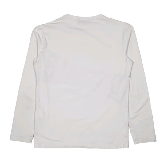 Womens White Lonsdale Sportswear Stretch Workout  T Shirt