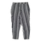 Womens Black Atmosphere Striped Stretch Lightweight  Trousers