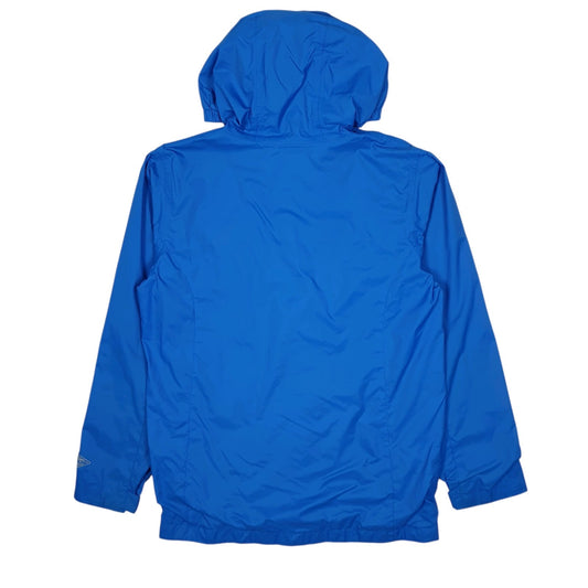 Mens Blue Columbia Sportswear Company Lightweight Full Zip Coat