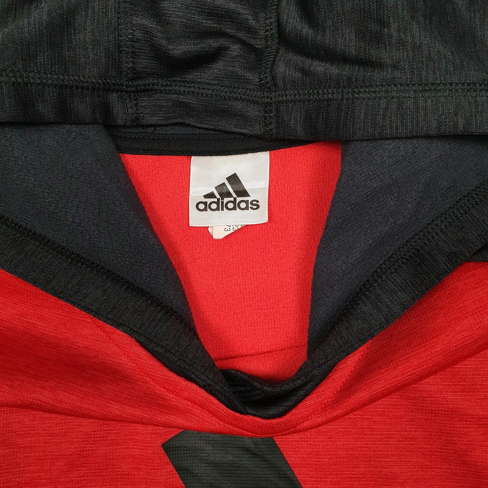 Womens Red Adidas  Hoodie Jumper