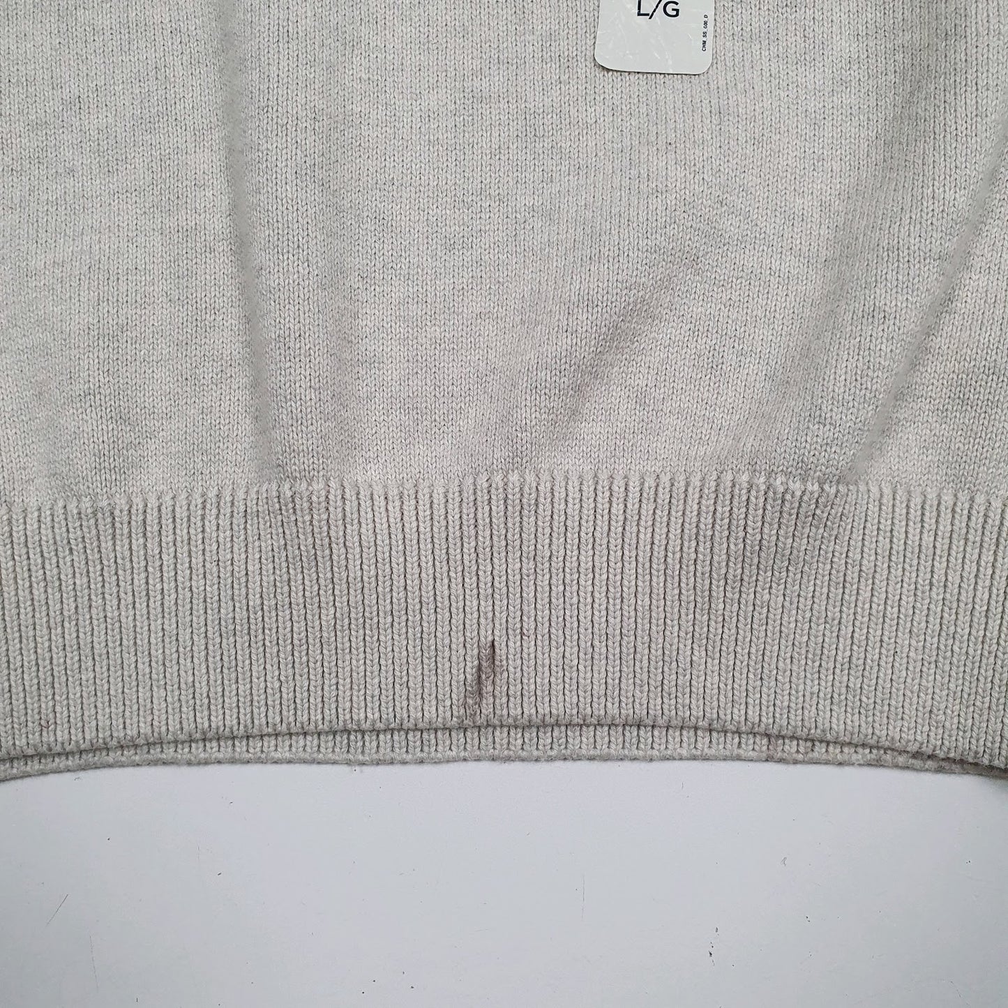 Mens Grey Chaps  Crewneck Jumper