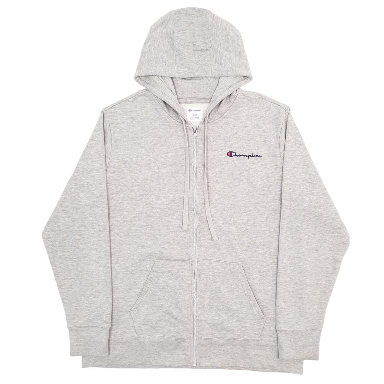 Champion Full Zip Cotton Blend Sweatshirt Jumper XL