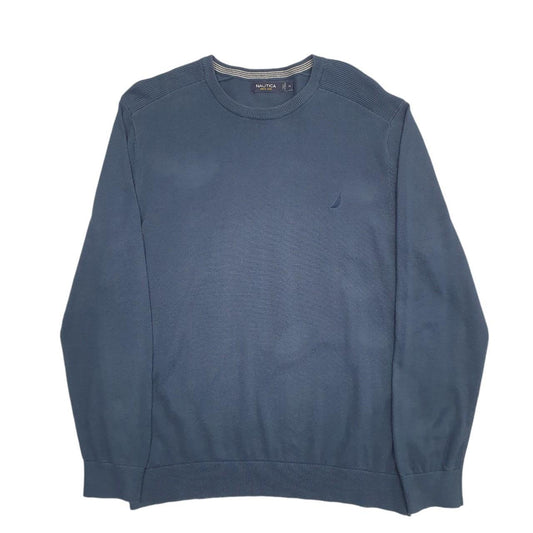 Nautica Knit Crewneck Cotton Sweatshirt Jumper L