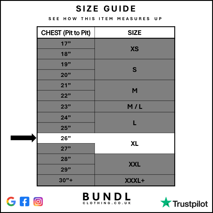 Measurement chart for Mens Grey Columbia Sportswear Knit Hiking Camping Outdoors Jumper