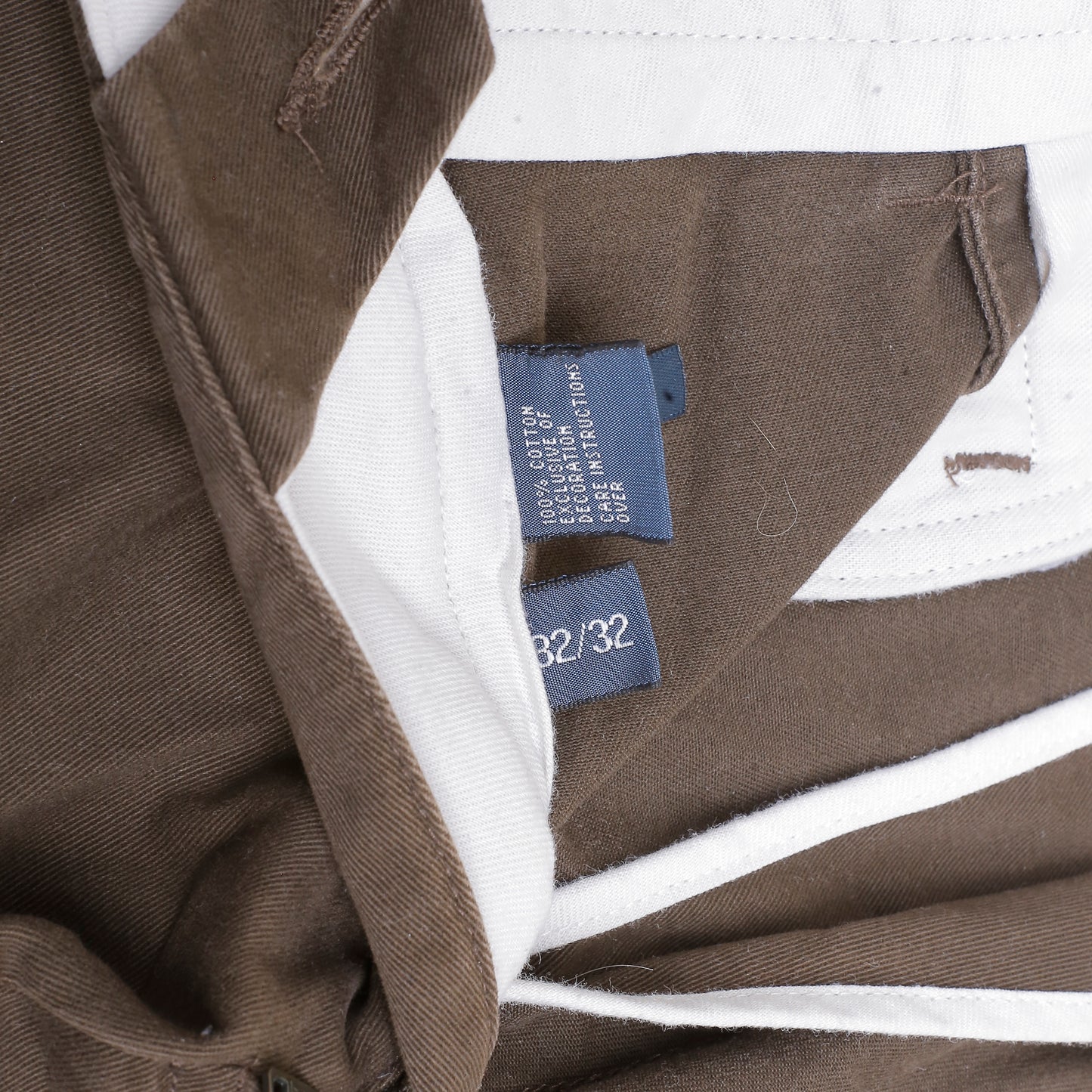 POLO RALPH LAUREN Chino Pant Trousers Brown Mens W32 L30