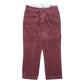 POLO RALPH LAUREN Corduroy Pant Stretch Classic Fit Trousers Burgundy Mens W36 L30